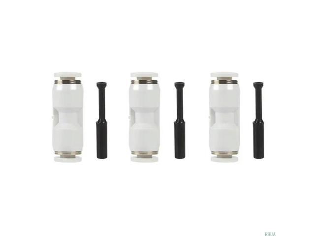 3Pcs PTFE Pneumatic Fitting Tube Connector Quick Connector 1.75mmm Filament