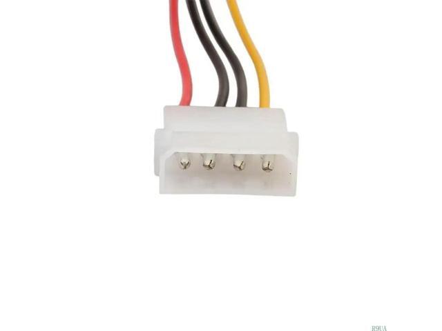 4 Pin Male to Floppy 4 Pin Female Cable for Personal PC IDE Power Extension Cord