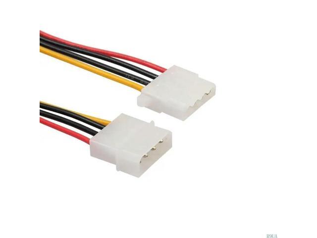 4 Pin Male to Floppy 4 Pin Female Cable for Personal PC IDE Power Extension Cord