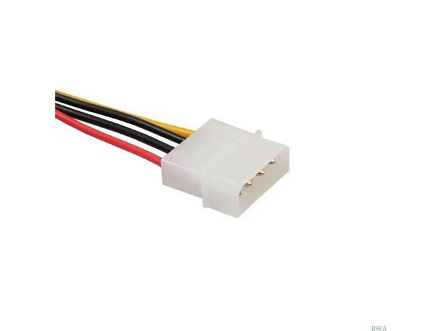4 Pin Male to Floppy 4 Pin Female Cable for Personal PC IDE Power Extension Cord