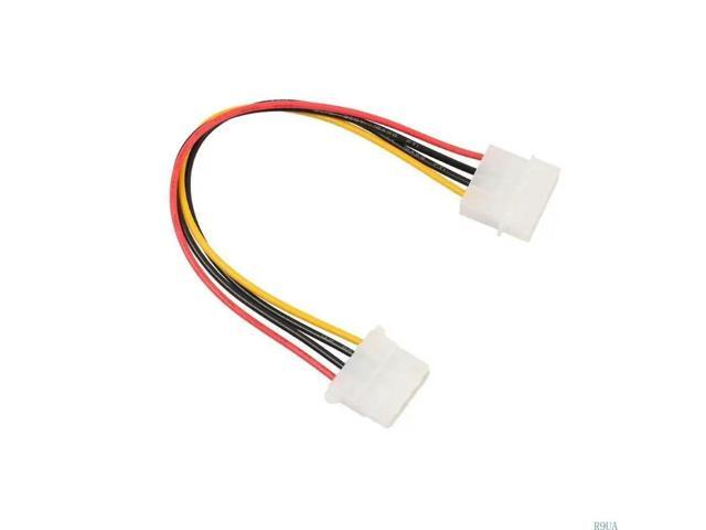 4 Pin Male to Floppy 4 Pin Female Cable for Personal PC IDE Power Extension Cord