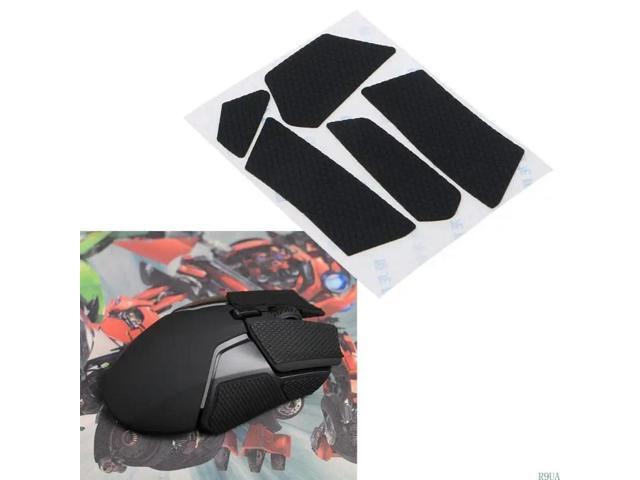 Handmade Non Slip Suck Sweat Mouse Skin Grips Skates for Steel Series Rival 600 Gaming Mouse 1 Full Set