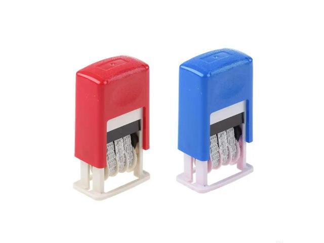 Handheld Account Date Stamps DIY Stamping Mud Set Mini Self-Inking Stamps For Scrapbooking Office Supplies