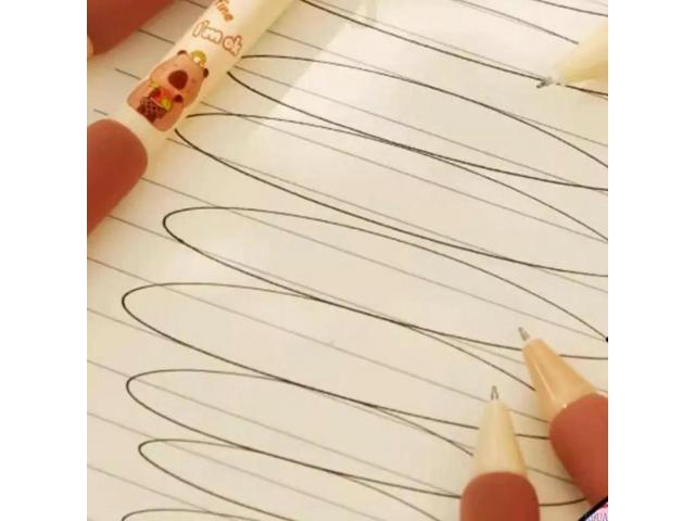 4PCS Cartoon Gel Inks Pen Quick Dry Retractable Gel Pen 0.5MM Pen Point Comfortable Grip for Daily Writing Journaling