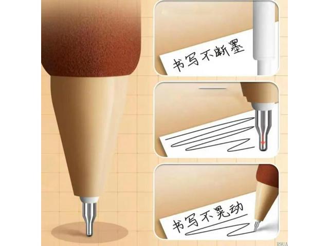 4PCS Cartoon Gel Inks Pen Quick Dry Retractable Gel Pen 0.5MM Pen Point Comfortable Grip for Daily Writing Journaling