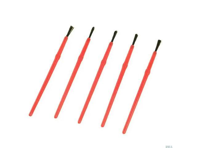 50Pcs Children Paint Brush Small Paint Brush for Acrylics Oil Gouache Watercolor