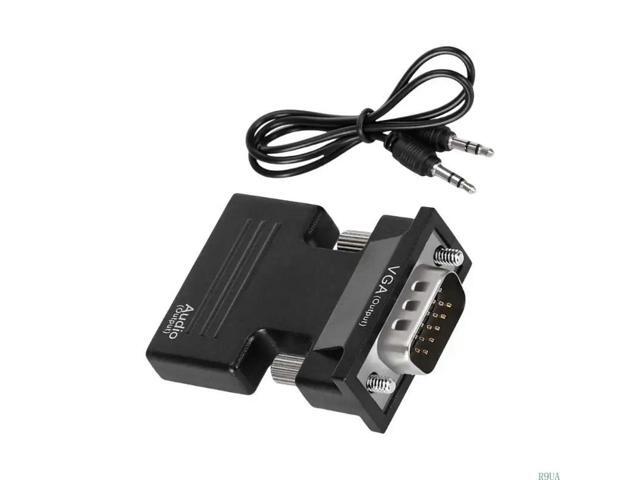 HDTV To VGA Adapter Converters Sound Output For Laptop PC Monitors Projectors