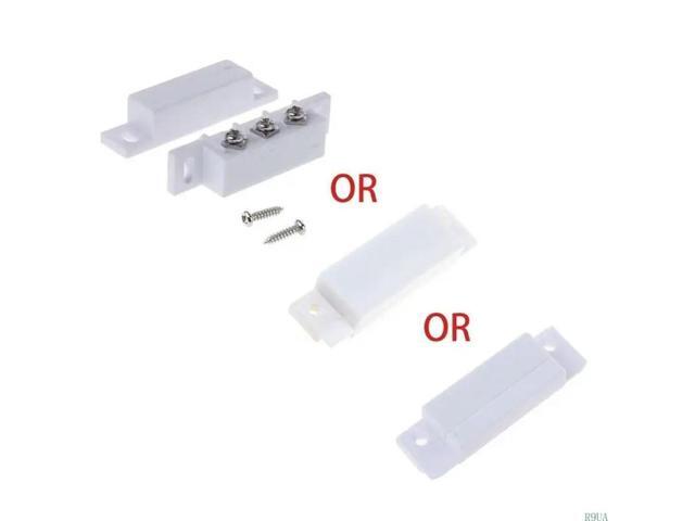 NC NO Contact Switch Door l Roller Shutter Door Home Alarm System with 2Pcs Screws