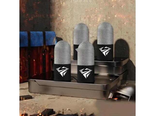 2Pair Gaming Finger Sleeve Game Controller Finger Cover Sweat Proof Gaming Finger Gloves Non-Scratch Sleeve Game Access