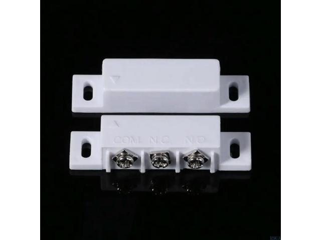 NC NO Contact Switch Door l Roller Shutter Door Home Alarm System with 2Pcs Screws