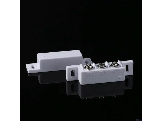 NC NO Contact Switch Door l Roller Shutter Door Home Alarm System with 2Pcs Screws