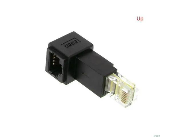 RJ45 Coupler, Coupler, Ethernet Connectors Multi-angle Coupler for Cat5e Ethernet Cable Extender Connector