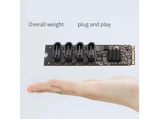 Efficient M.2 To 4 Port SATA3.0 Port Expension adapter Card Enhances Data Management for Multiple Environment