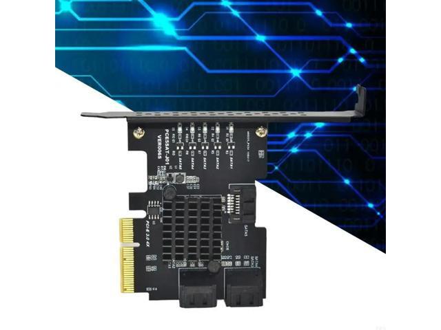 5 PortPCIE Expansion Card Compatibles PCIExpress X4X8X16 Interfaces PCIExpress Adapter 6Gbps Efficient