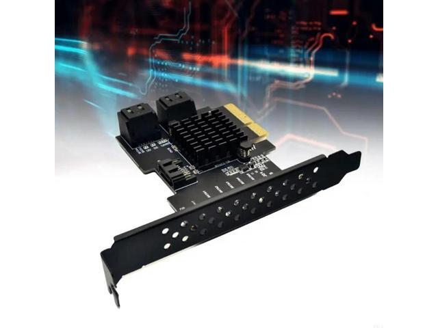 5 PortPCIE Expansion Card Compatibles PCIExpress X4X8X16 Interfaces PCIExpress Adapter 6Gbps Efficient