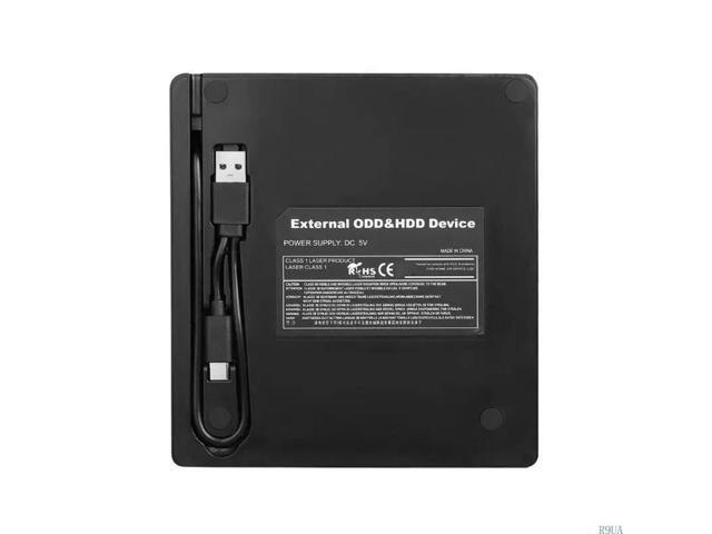 Portable Writer Disc Drive With USB3.0 Type C Connection And Quiet Operation