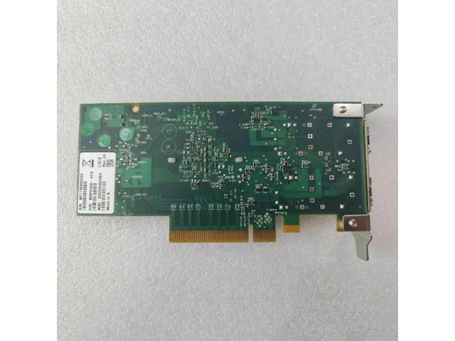 MNPH29D-XTR ConnectX-2 Dual Port 10 Gigabit Fiber Optic Card Win10 Drive Free