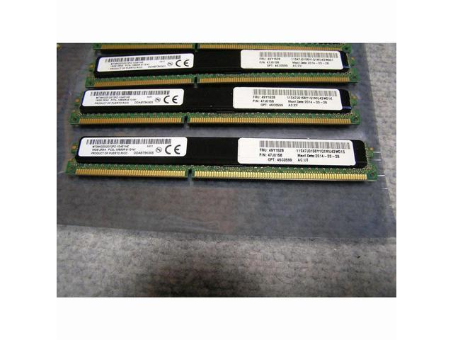Server Memory 49Y1563 49Y1565 49Y1562 X3650 M2 M3 M4 X3550 M4 M3 X3400 M2 X3850 X3950 X5 16GB DDR3L 1333MHz REG ECC RAM