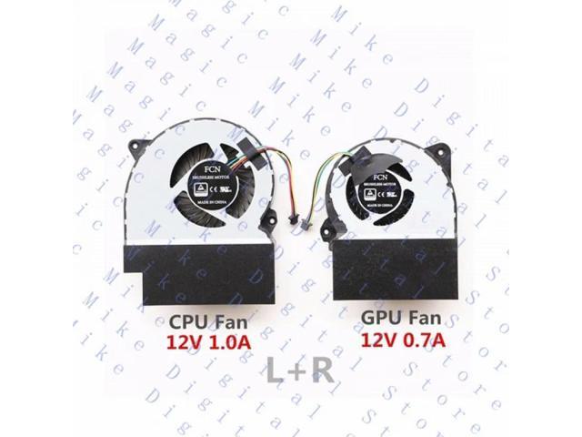 For ROG Strix S7Z S7ZC GL702ZC CPU Fan GPU Fan 12V 1.0A