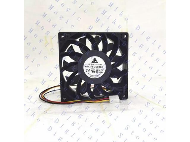 1PC 9cm 90*90*25MM 4-pin Cooling Fan FFC0948B 48V 0.37A