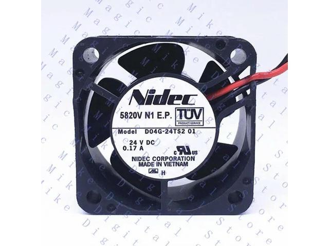 FOR Nidec D04G-24TS2 01 24V 0.17A 4CM 4020 inverter mute cooling fan