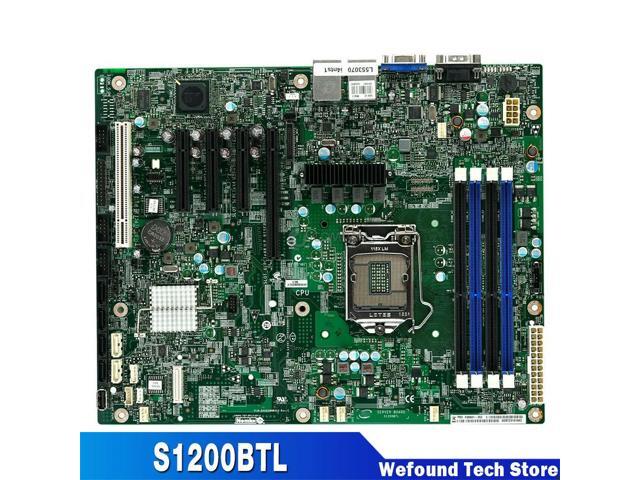 Server Motherboard For ECC C216 1155 DDR3 Fully Tested S1200BTL