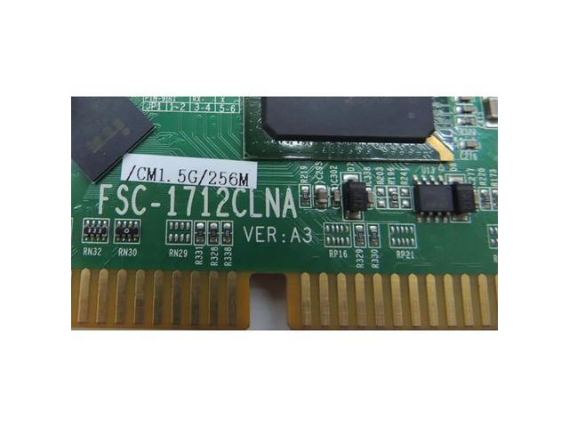 FSC-1712CLNA VER:A3 Industrial Control Motherboard CM1.5G/256M Device Motherboard Fast Ship Works ly