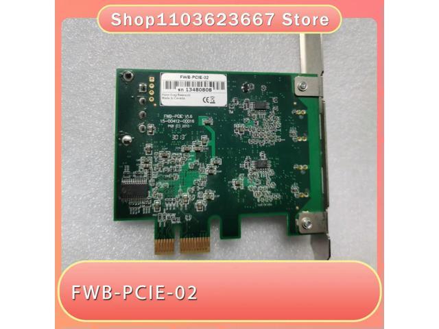 For American Philip Industrial Camera 1394 Image Acquisition Card FWB-PCIE-02
