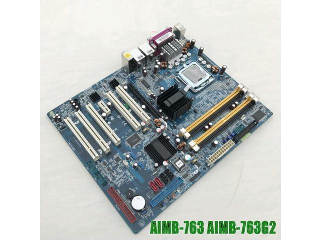 For Advantech Industrial Motherboard Supports Dual Network Card DDR2 775 Four-channel AIMB-763 AIMB-763G2 AIMB-763G2-00A1E