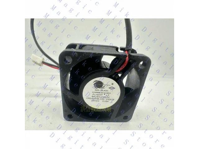 1 pcs CR0424HB-C50 DC24V 0.09A 4020 4CM 2 WIRE cooling fan