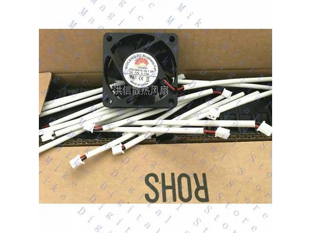 1PC DC brushless silent cooling fan FD126015-SL1 ZP 12V 0.13A 6CM