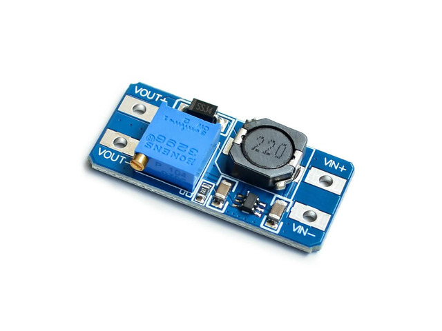5PCS MT3608 DC-DC Adjustable Boost Module 2A Boost Plate 2A Step Up Module with MICRO USB 2V - 24V to 5V 9V 12V 28V LM2577