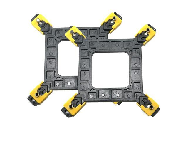 2pcs Plastic Adjustable 775/1155/1156/1366 CPU Backplane Desktop Backplate Cooler Bracket for
