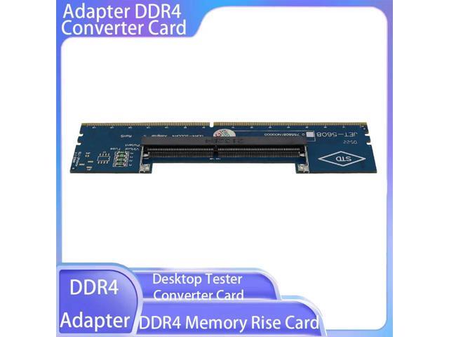 Adapter DDR4 Adapter Laptop DDR4 RAM Memory Tester SO DIMM SO-DIMM to Desktop Tester Converter Card DDR4 Memory Rise Card