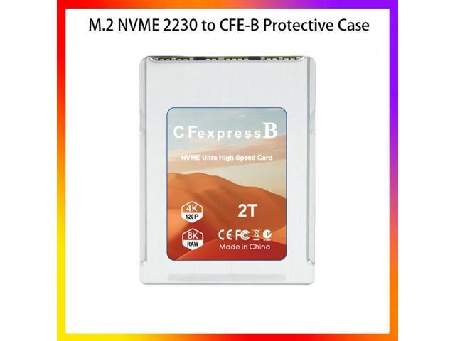 1pc M.2 NVME 2230 to CFE-B Protective Case For DIY-making CFexpress TYPE-B Memory Cards Case Kit For All-round Heat Dissipation