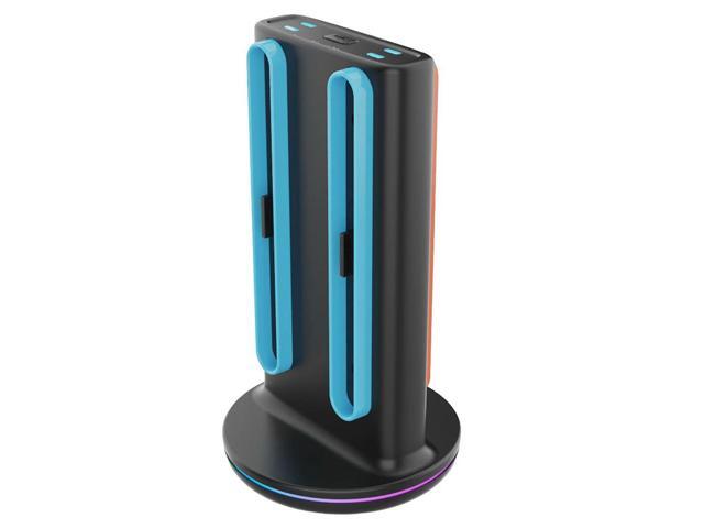 Fast Charging Dock for Switch 2 Joy-Con Controller Magnetic Charger Stand Station with Lights for Nintendo Switch 2 Accessories