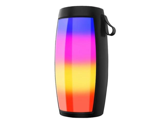 Bluetooth Speaker Enhanced Bass Outdoor Wireless Speaker Colorful BT Wireless Speaker Boom Box with LED Lights for Outdoor