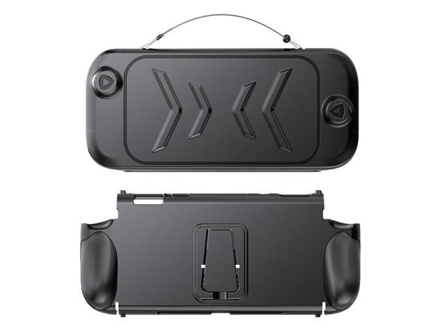 ABS Case for Switch 2 Console Protective Case Ergonomic Grip Hard Cover Anti-Scratch Protective Cover with Stand for Switch 2