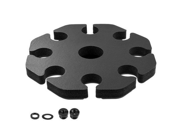 Microphone Stand 8-Slot Mic Stand Mount Multi Microphone Rack Wear Resist Microphones Organizer for Recording Streaming