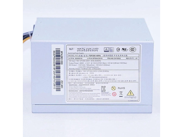 For 14-Pin FSP280-40PA H530 G5050 T4900c M4550 M8400t Power Supply-