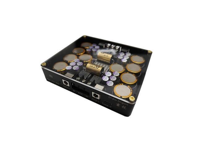 Upgraded Version CNC Case 5V-25V 20A Suitable for Switching Power Supply and Linear Power Supply Sound Card DAC Amplifier