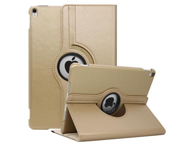 for iPad 6th Generation Cases - for iPad 9.7 inch Air1 2018 2017 Case Cover - 360 Degree Rotating Stand, Auto Sleep Wake - A1822 A1823 (Golden)