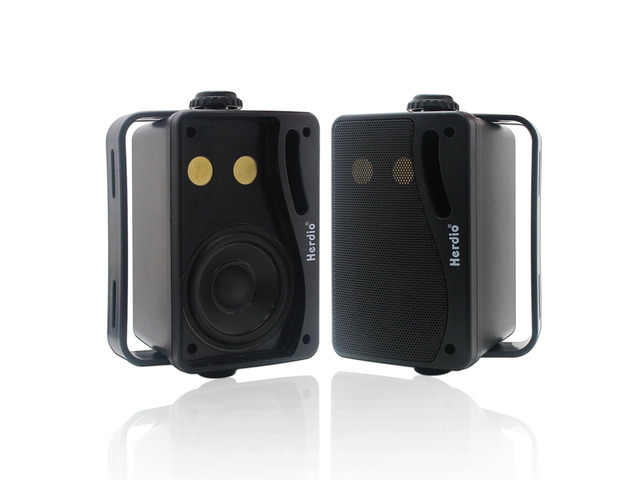 3.5 Inch Passive Outdoor Speakers Wired Waterproof, 200W 3 Way Premium Mountable Wall Mount Speakers with Superior Sound, All-Weather Durability,...