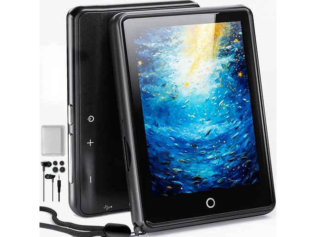 64GB MP3 Player with Bluetooth 5.3, 2.8' Touchscreen & Speaker White Noise Sleep Sounds, Zinc Alloy Body, FM Radio & Voice Recorder, Headphones &...