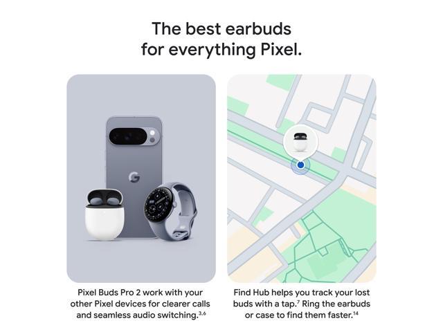 Google - Pixel Buds Pro 2 - Wireless Earbuds with Active Noise Cancellation – Bluetooth Headphones - Moonstone - image 6