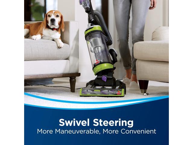 bissell 2252 cleanview swivel upright bagless vacuum with swivel steering, powerful pet hair pick up, specialized pet tools, large capacity dirt...