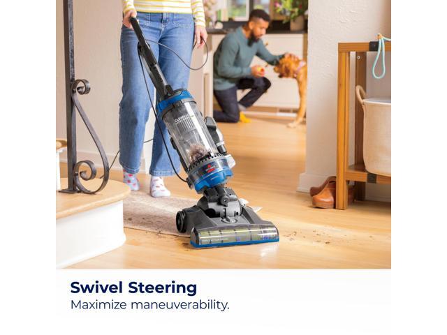 Bissell CleanView Swivel Rewind Vacuum with Automatic Cord Rewind, TurboEraser Upholstery Tool, Triple Action Brush Roll, Swivel Steering,...
