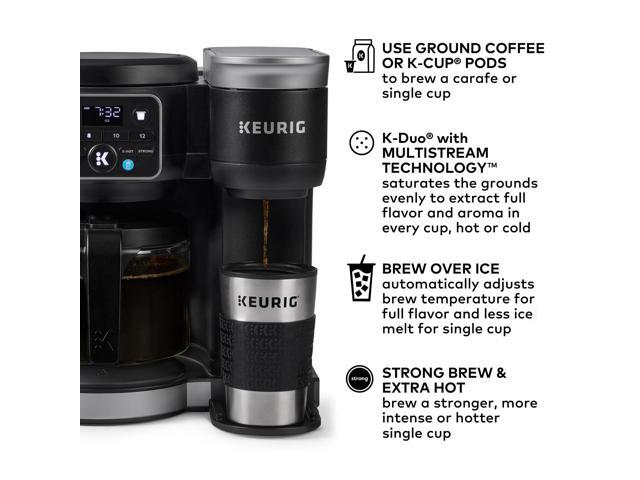 Keurig K-Duo Hot & Iced Single Serve & Carafe Coffee Maker, MultiStream Technology, 72oz Reservoir (Gen 2)