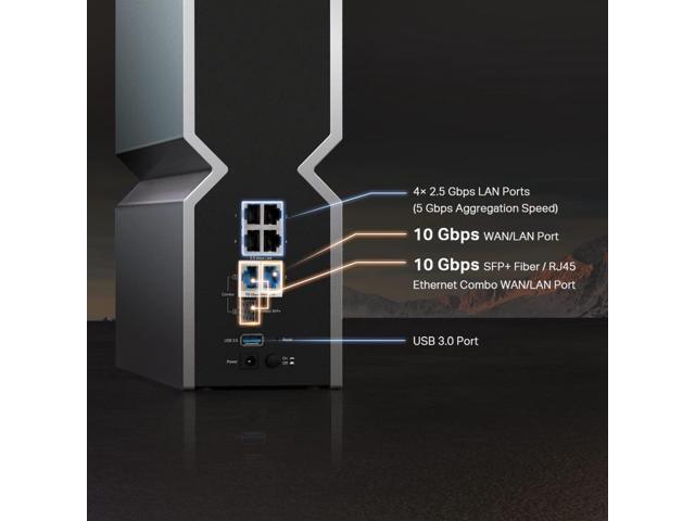 TP-Link - Archer BE19000 Tri-Band Wi-Fi 7 Router - Black - image 10