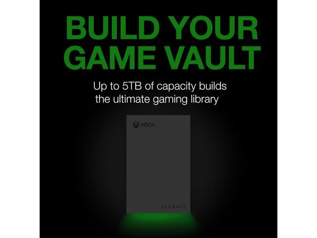 Seagate - Game Drive for Xbox 5TB External USB 3.2 Gen 1 Portable Hard Drive Xbox Certified with Green LED Bar - Black - image 11